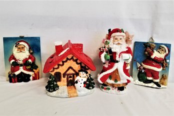 Lot Of Cute Santa Clause And Holiday Home Decor