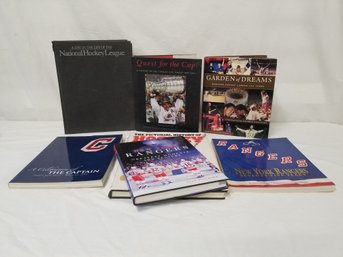 Collection Of National Hockey League & New York Rangers Hardcover & Softcover Books