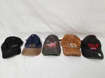 Five Well-loved Baseball Caps