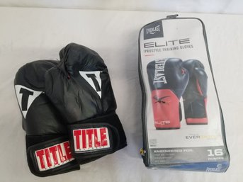 Two Sets Of Boxing Gloves