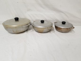 IMUSA Aluminum Caldero Rice Pots Lidded Cookware