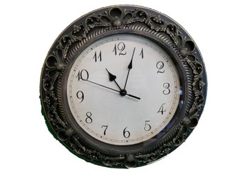 Molded Plastic Round 12' Wall Clock