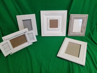 Small Rustic & White Picture Frames