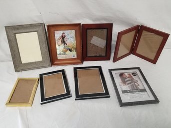 Assortment Of Wood Small Picture Frames