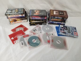 Assorted DVDs And Blu-rays Movies