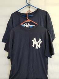 Vintage N.Y. Yankees #13 Alex Rodriguez And 2009 World Series Champions T-shirts Sizes-LXL