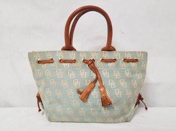 Dooney & Bourke Mint Small Tulip Tassle Tote