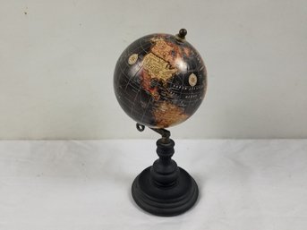 Small Black 10'h Desk Globe