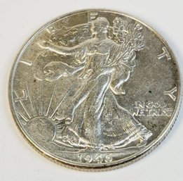 1946 Walking Liberty Silver Half Dollar (unc)