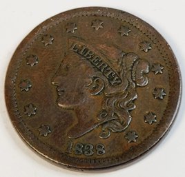 WOW...1838 Large Cent (184 Years Old) Super Coin