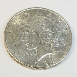 1922 Peace Dollar Silver (100 Years Old) Uncirculated