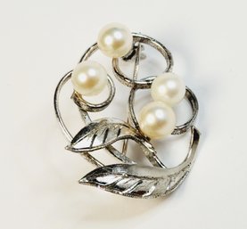 PEARL Sterling Silver Pin/brooch