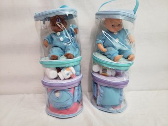 Two Baby Boy Dolls & Accessoies By Cumberland Toys