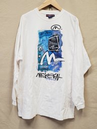 Vintage Miskeen Originals Handpainted Men's Size 2XL 100 Percent Cotton T Shirt