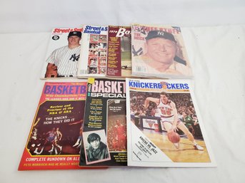 Mixed Lot Back Issues Sports Magazines, MLB Baseball, NBA Basketball