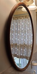 Antique Or Vintage Beveled Glass Oval Mirror