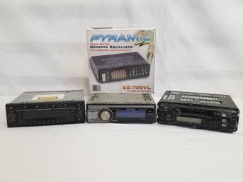 Car Stereos & Equalizer: Pyramid, Pioneer, JVC