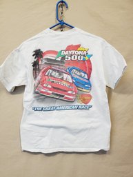 Vintage 1999 Daytona 500 NASCAR Auto Racing Valentines Day Race T-shirt - Men's Size Large