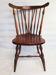 Vintage Fiddleback Duxbury Dining Chair Vermont Solid Rock Maple