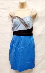 Ladies Decode 1.8 Pretty Blue Spaghetti Strap Party Dress With Tags - Size 6