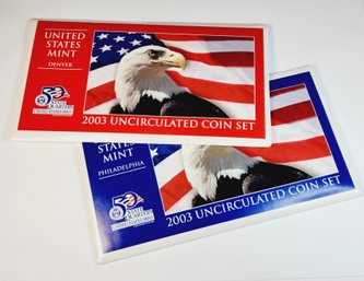 2003 Uncirculated Mint Set Philadelphia And Denver Mints