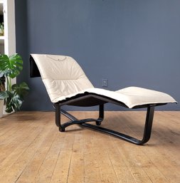 Ingmar Relling For Westnofa Norway Reclining Leather Chaise