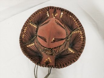 Vintage Mexican Pigalle Brown Sombrero Hat Small