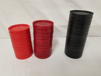 Large 3 Inch Plastic Checkers