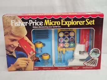 1985 Vintage New Old Stock Fisher Price Micro Explorer Set