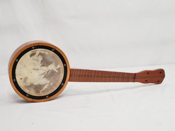 Antique 1920's Handmade Wood Banjolele, Ukulele  - NEEDS REPAIR - SEE PHOTOS