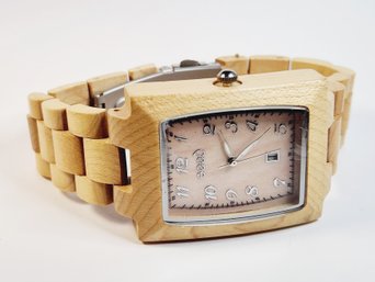 All Wooden Watch By SEED Environmentally Friendly Lightweight Mens /Womens Watch