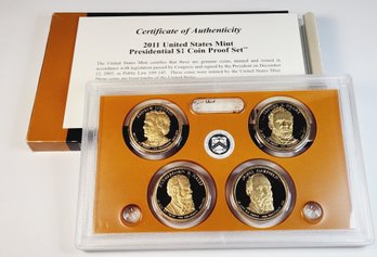 2011 Presidential Proof Set In Original Packaging From Mint With COA