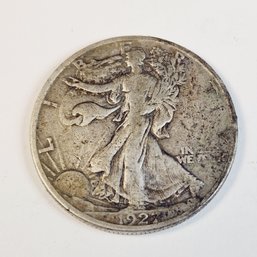 1927-s Walking Liberty Silver Half Dollar (better Date)