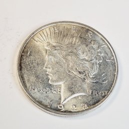 1922 Peace Dollar Silver (100 Years Old) Uncirculated