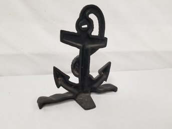 Vintage Boat Anchor Cast Iron Doorstop