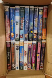 Kids VHS.  Full Case.  There Are Twice As Many As Pictured.          .