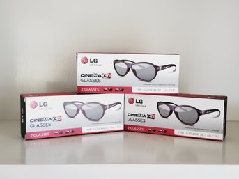 Three New Pairs Of LG Cinema 3D Glasses