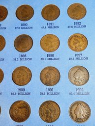 WOW......every 1888 -1909 Indian Head Cent (no 1908-s Or 1909 -s RARE)