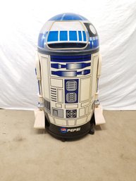 Vintage Retro 1990s Lucas Films Star Wars R2D2 Tall Pepsi Beverage Cooler By The Iceman Coolers