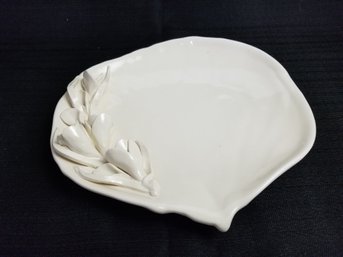 Handmade Ceramic Flower Reveal Lily Of The Valley Dessert Display Dish