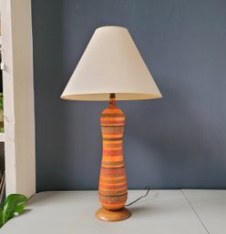 60s Aldo Londo Bittosi Italian Ceramic Lamp