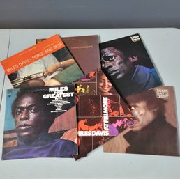 Lot 6 Original Vintage Miles Davis Vinyl Lps