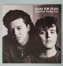 Original 1985 Tears For Fears Songs From The Big Chair  Vinyl LP