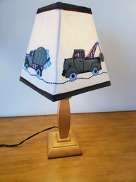 Pottery Barn Kids Dump & Tow Truck Table Lamp