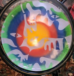Magnor Of Norway Fabulous Eye Catching Art Glass Bowl