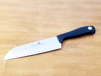 Emeril Wusthof Solingen Germany 4184E Scalloped Edge Santoku Handled Kitchen Knife