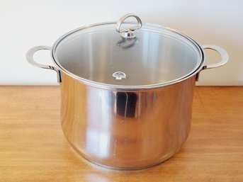 Chantal Stainless Steel 3 Quart Stock Pot With Glass Lid