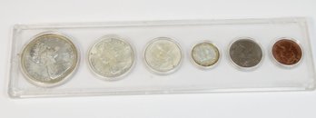 1967 Canadian Special Unc  Silver Set 6 Coin Set In Case