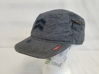 RARE Kurtz Charcoal Gray Military Cap Hat - With Tag Proto Sample