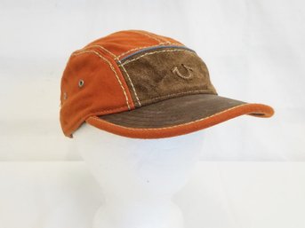 RARE True Religion Mixed Leather 5-panel Cap - With Tag Proto Sample Hat